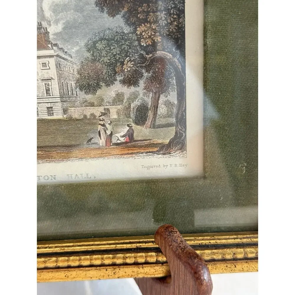 J.P. Neale Wolverton Hall Topographical Print Norfolk England